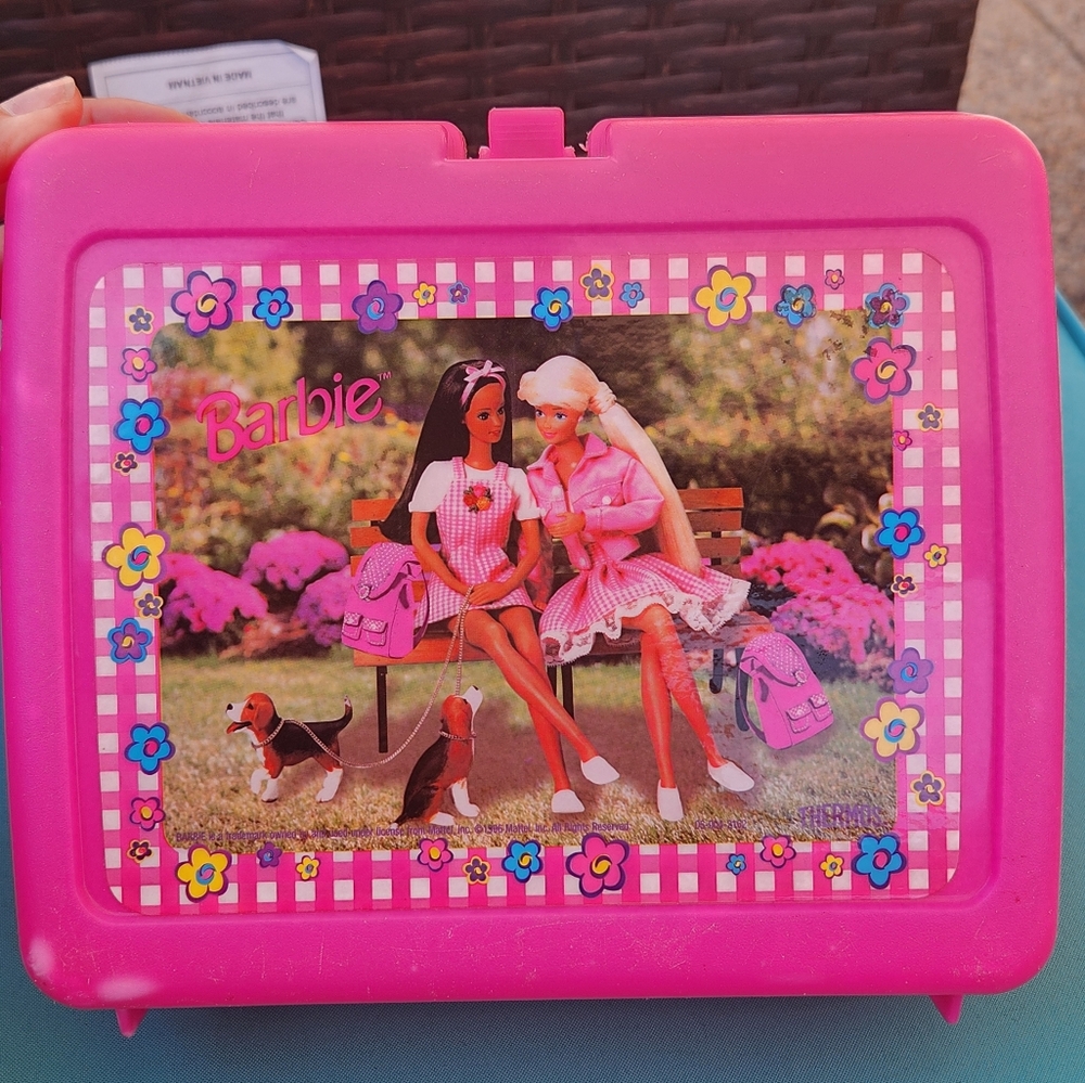Barbie THERMOS lunchbox vintage 1996